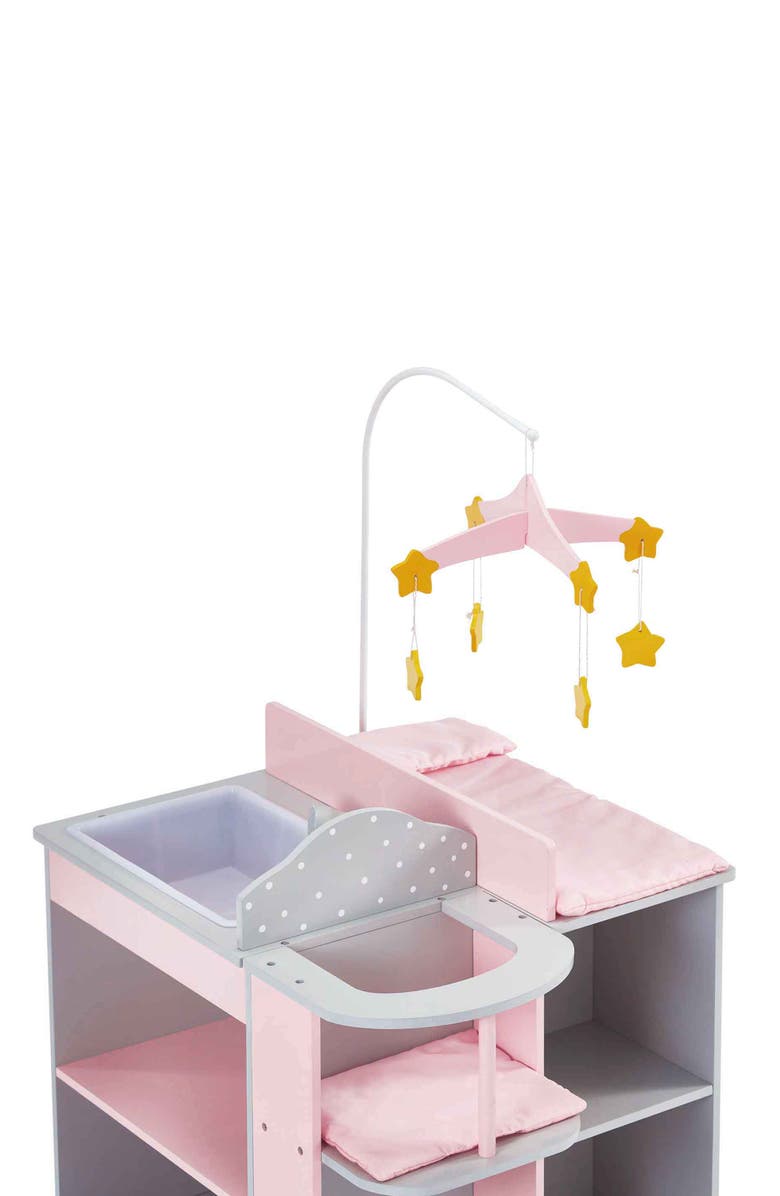 Teamson Kids Olivia's Little World Baby Doll Changing Station, Alternate, color, Gray