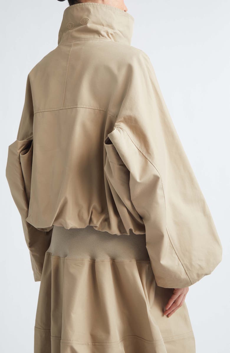 MELITTA BAUMEISTER Round Up Cotton & Nylon Twill Bubble Hem Jacket, Alternate, color,