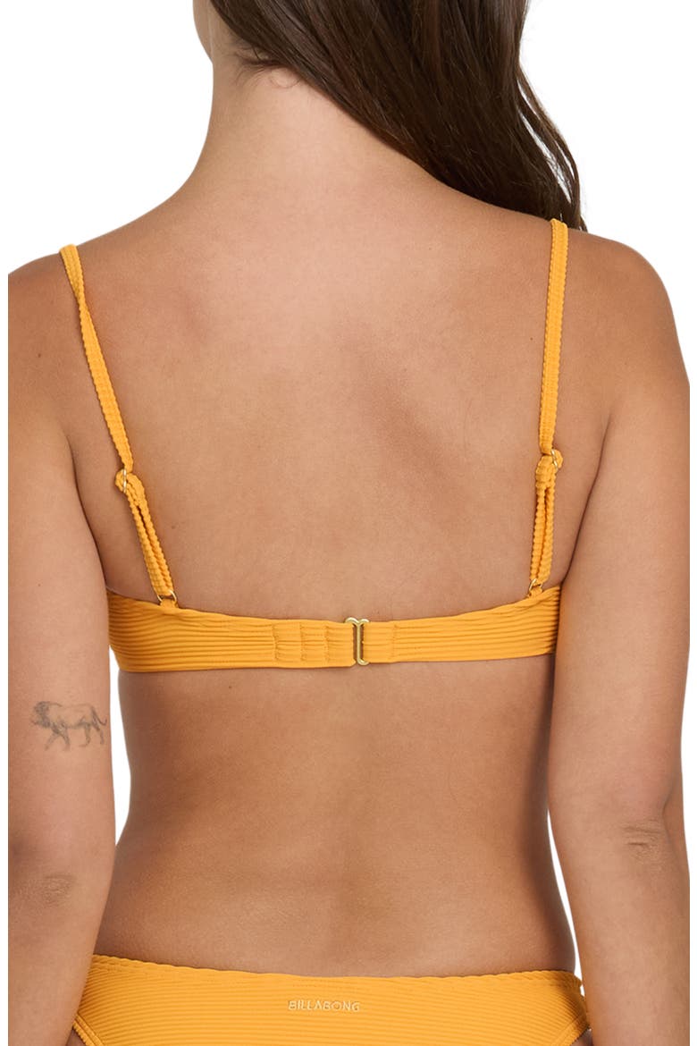 Tanlines Demi Underwire Rib Bikini Top, Alternate, color, SUN KISSED