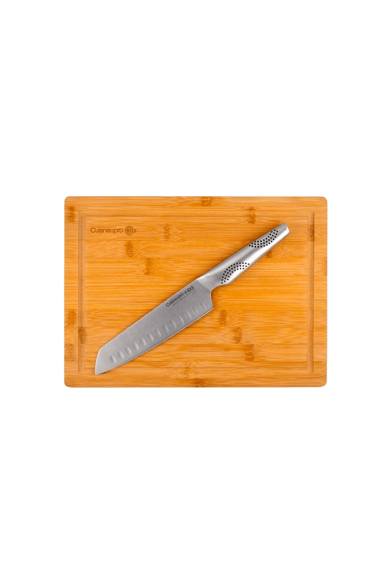 iD3® Santoku 7" & Board Set, Main, color, Silver