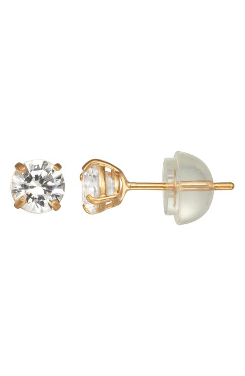 Gemstone Stud Earrings
