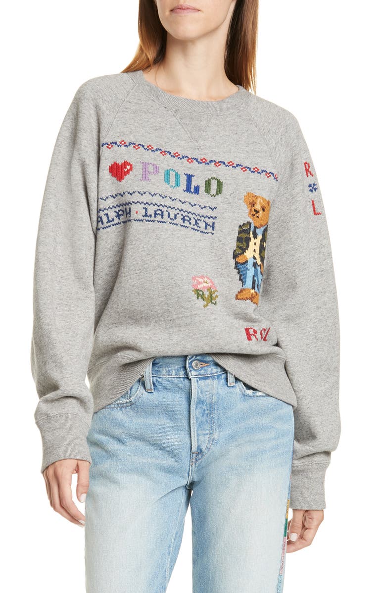 Polo Ralph Lauren Bear Sweatshirt, Main, color,