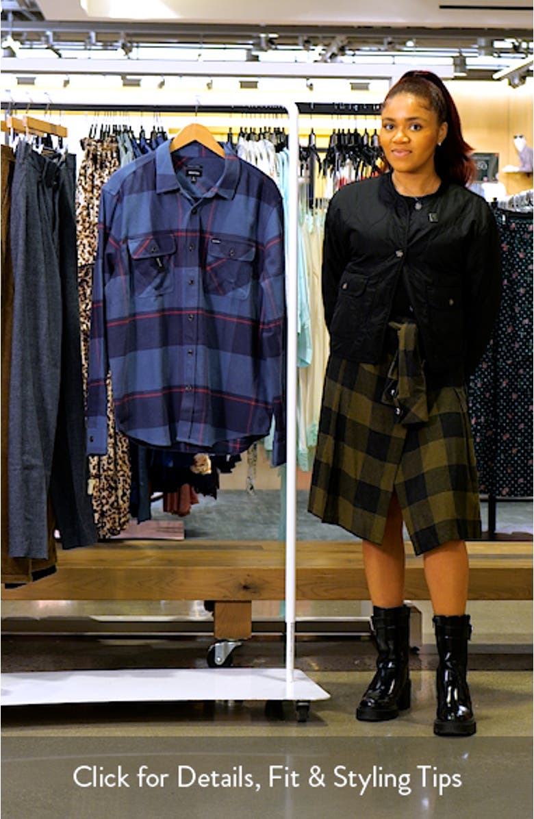 Bowery Plaid Flannel Button-Up Shirt, sales video thumbnail