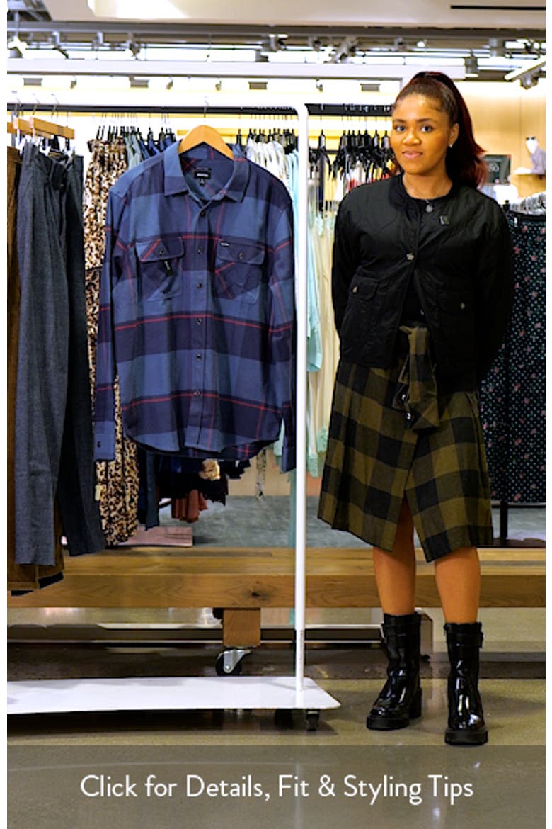 Bowery Plaid Flannel Button-Up Shirt video