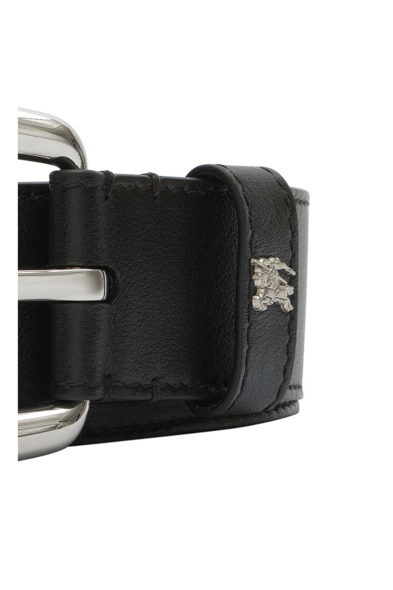 Leather Oval Belt, Alternate, color, Black