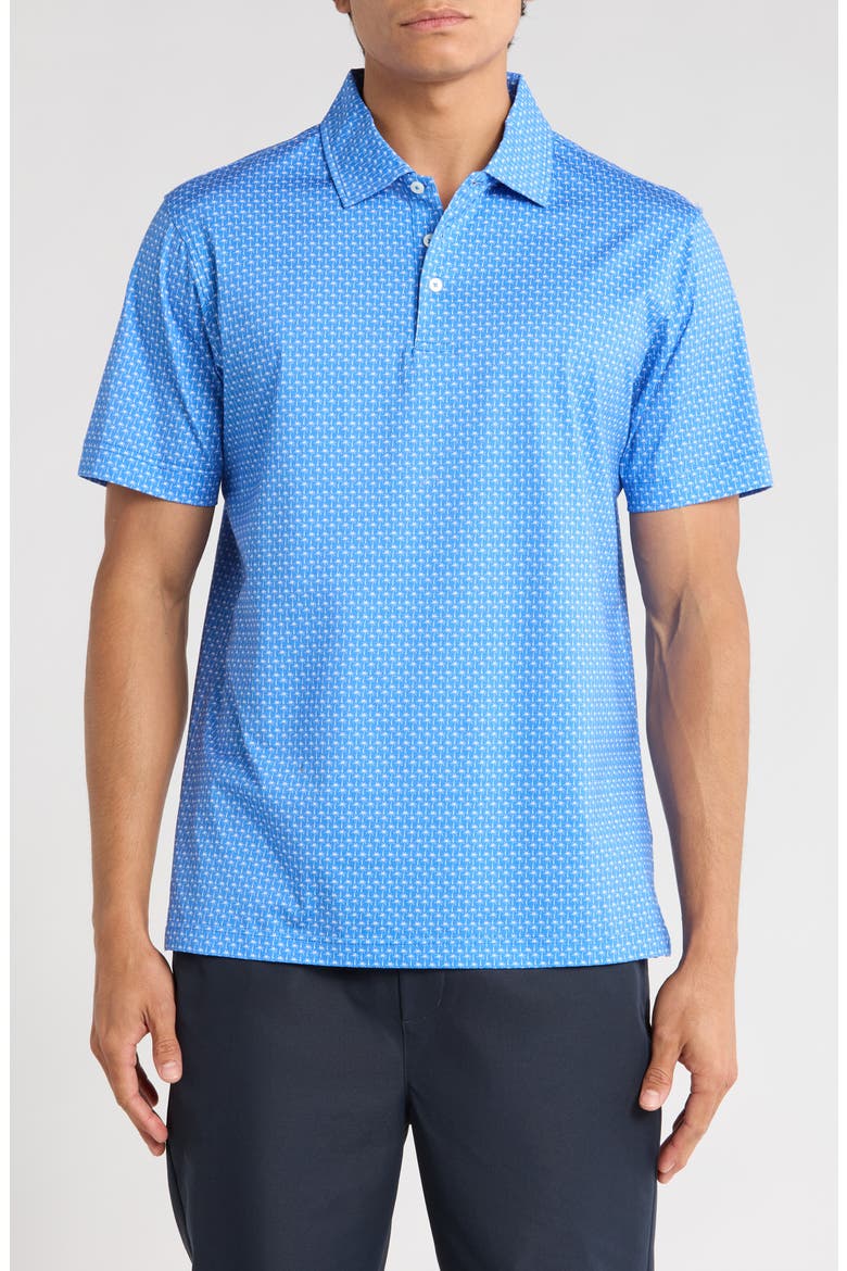 Victor OoohCotton® Knit Polo, Main, color, CLASSIC BLUE