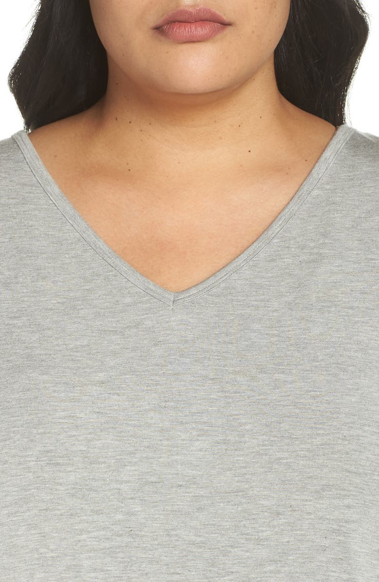 Sejour V-Neck Swing Tee, Alternate, color, 