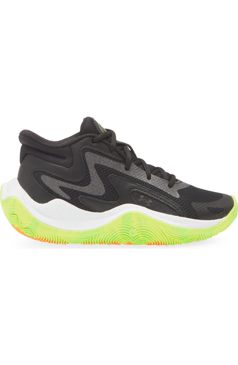 Under Armour Kids' UA Jet '25 Basketball Shoe, Alternate, color, Black