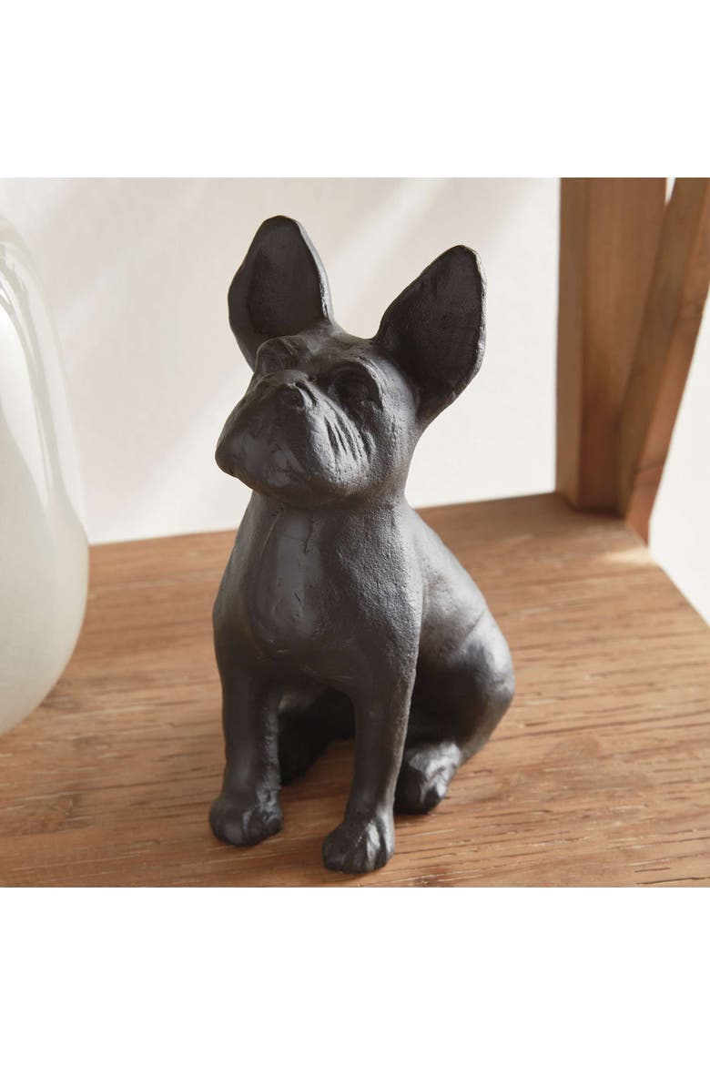 Good Boy Dog Sculpture, Alternate, color, Black