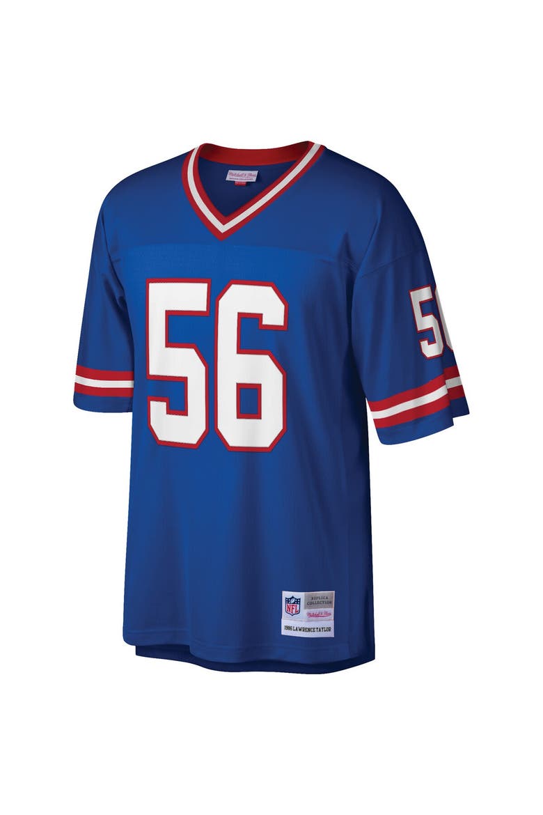 Men's Mitchell & Ness Lawrence Taylor Royal New York Giants Big & Tall 1986 Retired Player Replica Jersey, Alternate, color, Royal