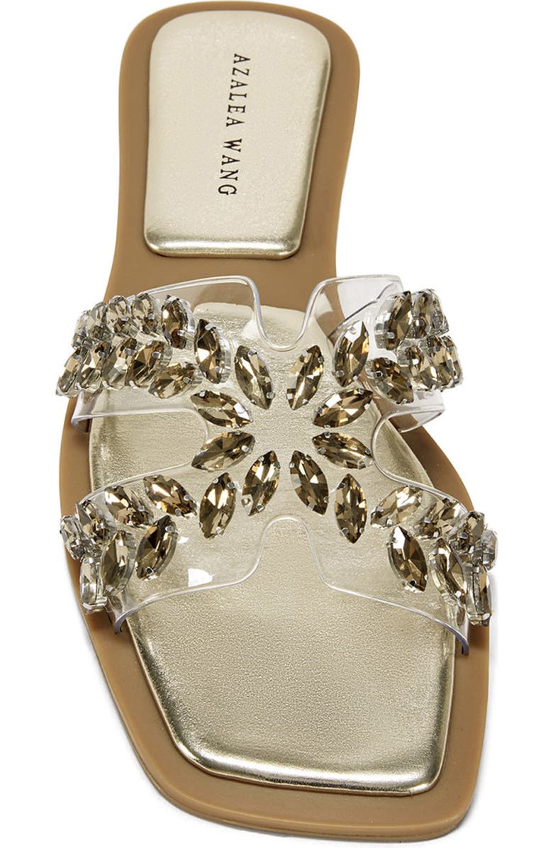 AZALEA WANG Falken Slide Sandal, Alternate, color, Gold