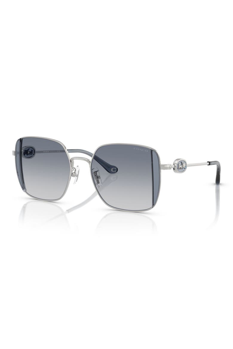 51mm Square Gradient Sunglasses, Alternate, color, BLUE GRADIENT