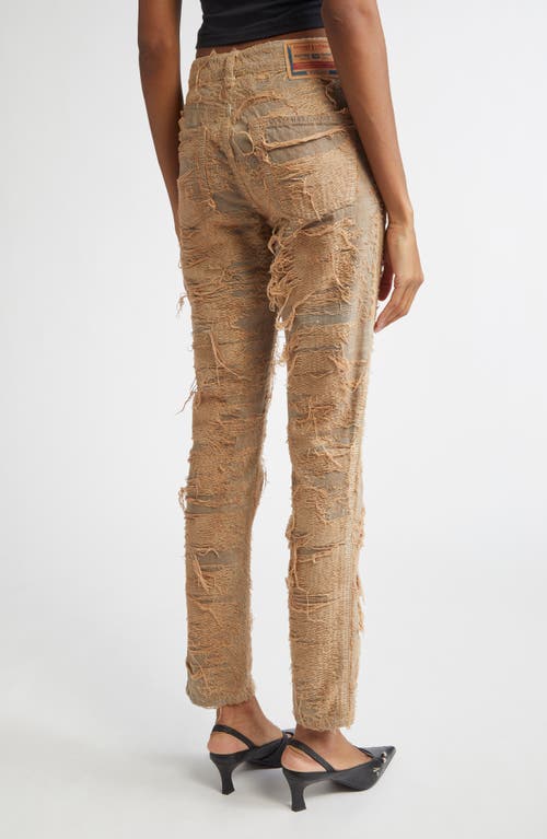Diesel Women Skinny Jeans Denim In Beige