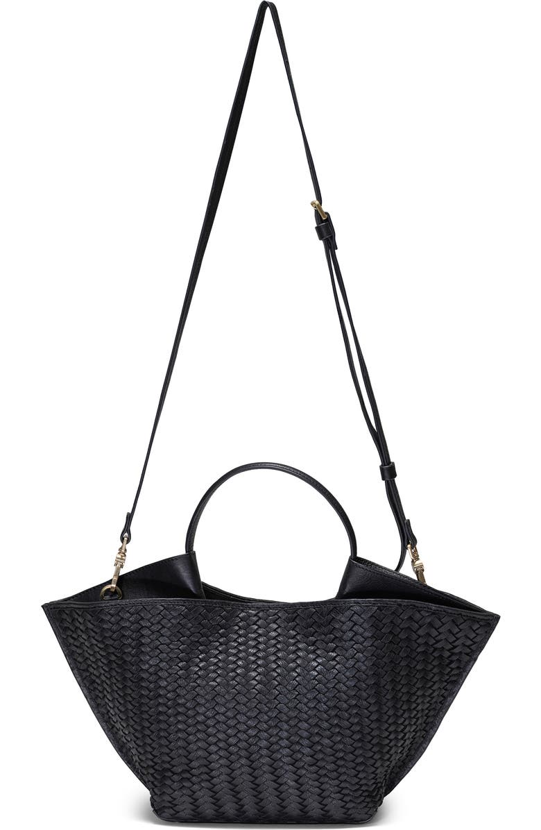 Écotorie Austin Small Woven Crossbody Bag, Alternate, color, Black