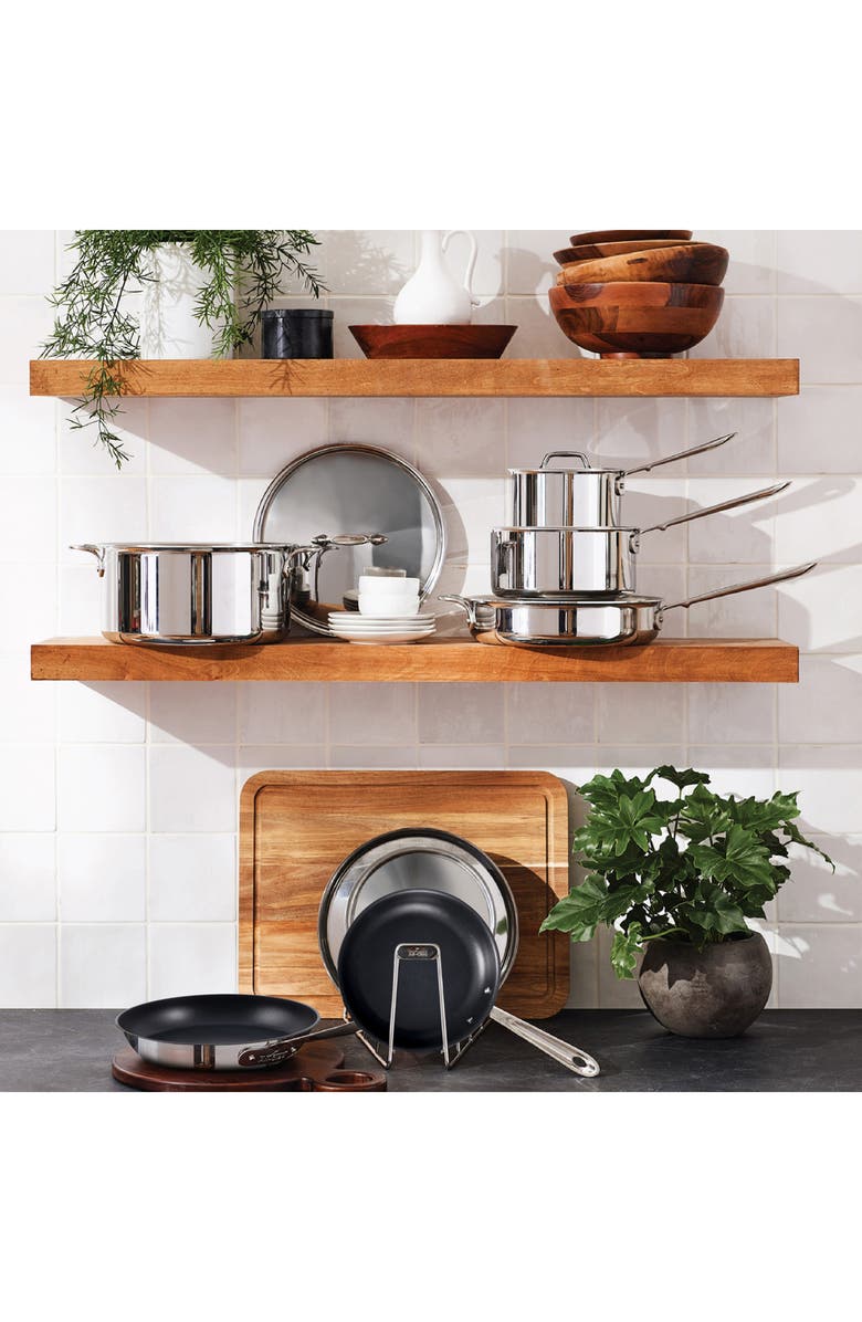 All-Clad D3 Pro 8-Inch Nonstick Fry Pan, Alternate, color, Silver