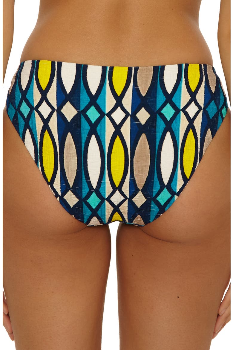 Paros Belted Hipster Bikini Bottoms, Alternate, color, MULTI