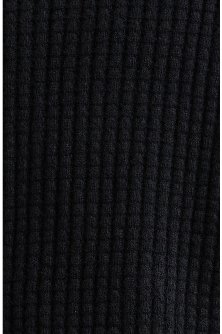 Raglan Wool Bomber Cardigan, Alternate, color, BLACK