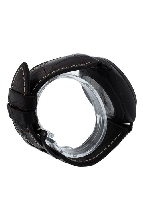 WATCHFINDER & CO. WATCHFINDER & CO. PANERAI PREOWNED RADIOMIR AUTOMATIC LEATHER STRAP WATCH, 45MM 
