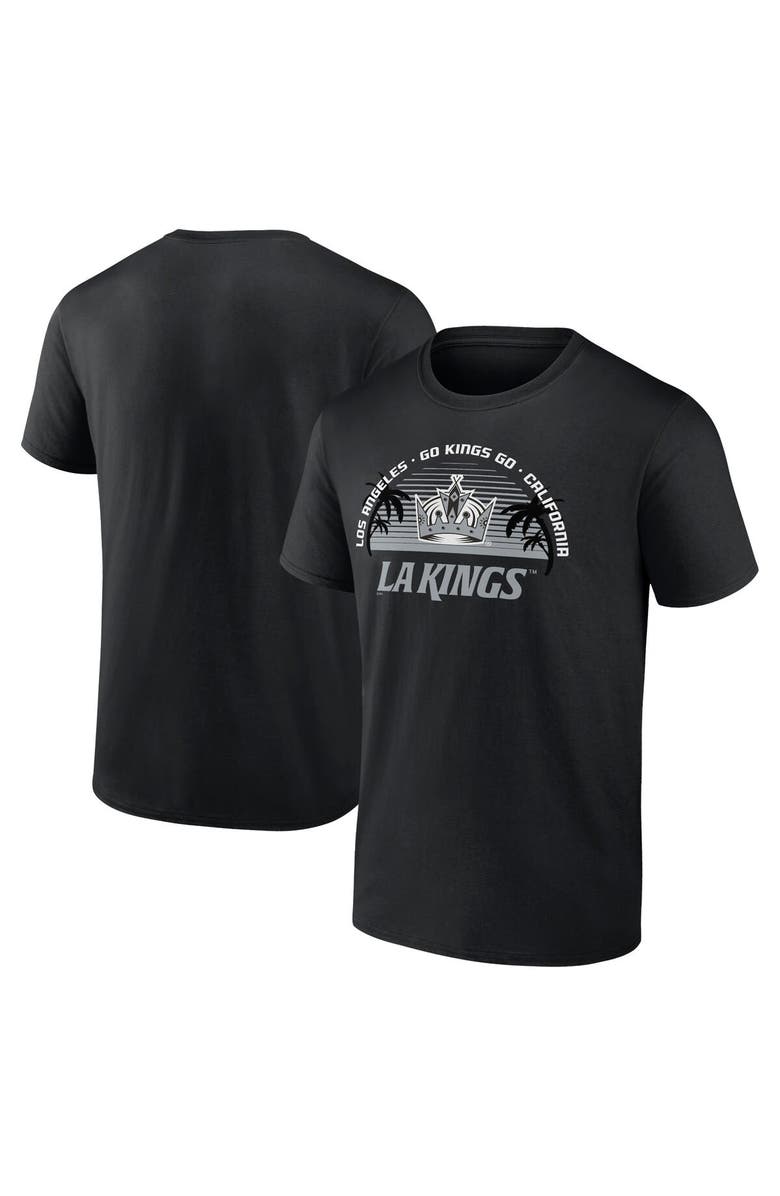 FANATICS Men's Fanatics Branded Black Los Angeles Kings Local T-Shirt, Alternate, color,