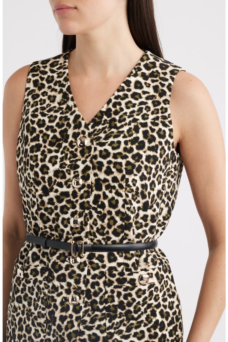 Belted Vest, Alternate, color, BAY LEAF MULTI