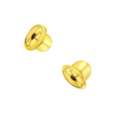 In Season Jewelry Yellow Gold Replacement Screw Backs at Nordstrom