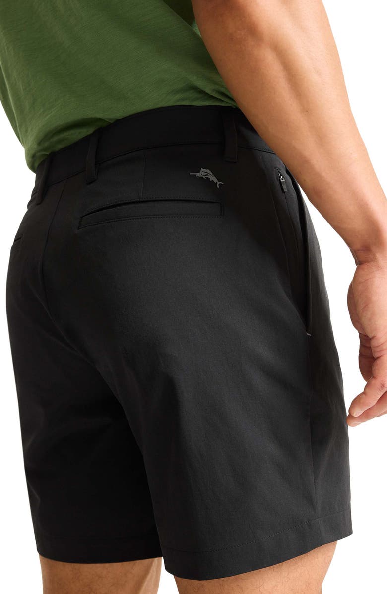 Tommy Bahama Barbados Pro IslandZone<sup>®</sup> Chino Shorts, Alternate, color, Black