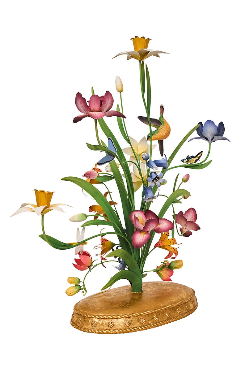 Juliska Meadow Walk Bouquet Centerpiece, Alternate, color, Multi Orange