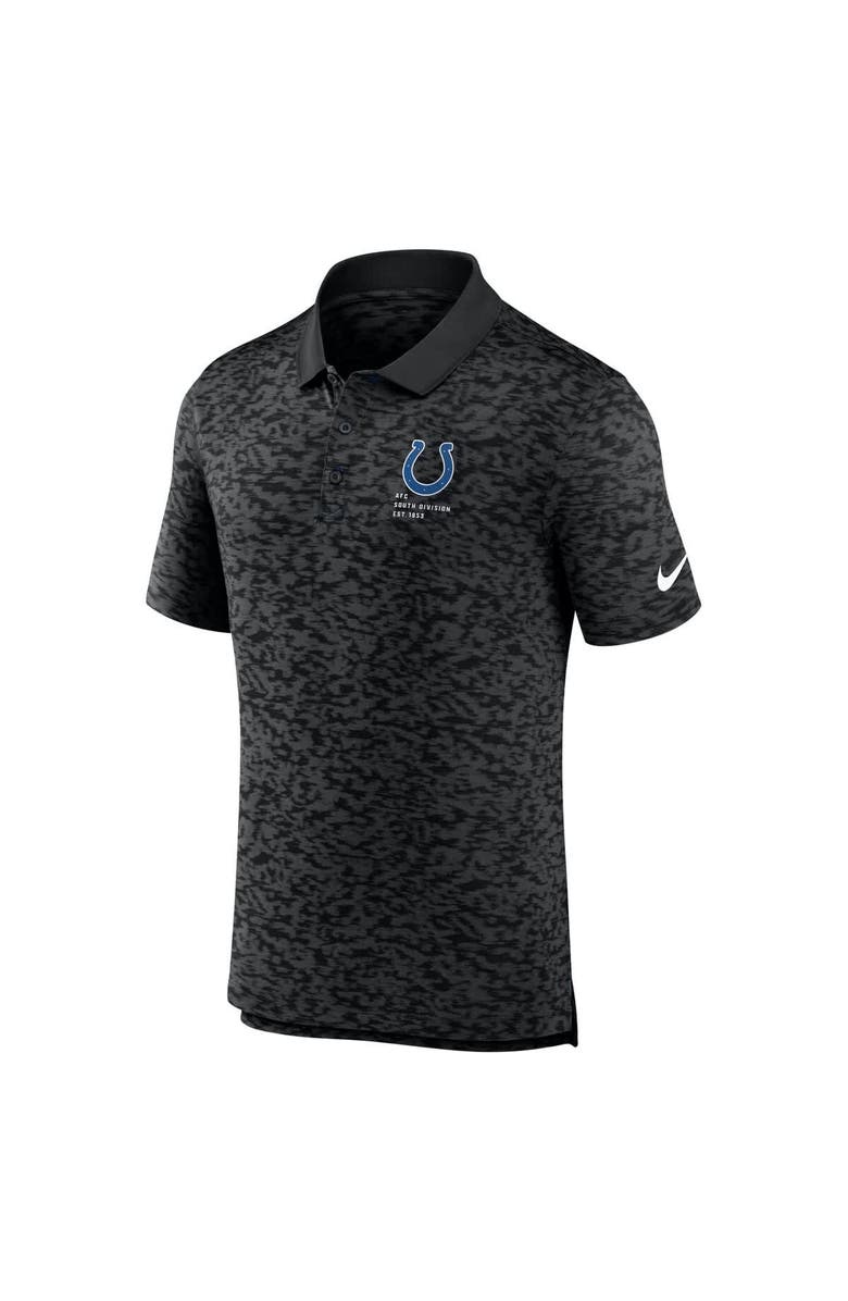Nike Men's Nike Black Indianapolis Colts Pique Fashion Performance Polo, Alternate, color, Black