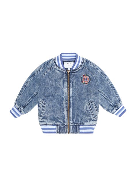 Dreamy Denim Bomber Jacket