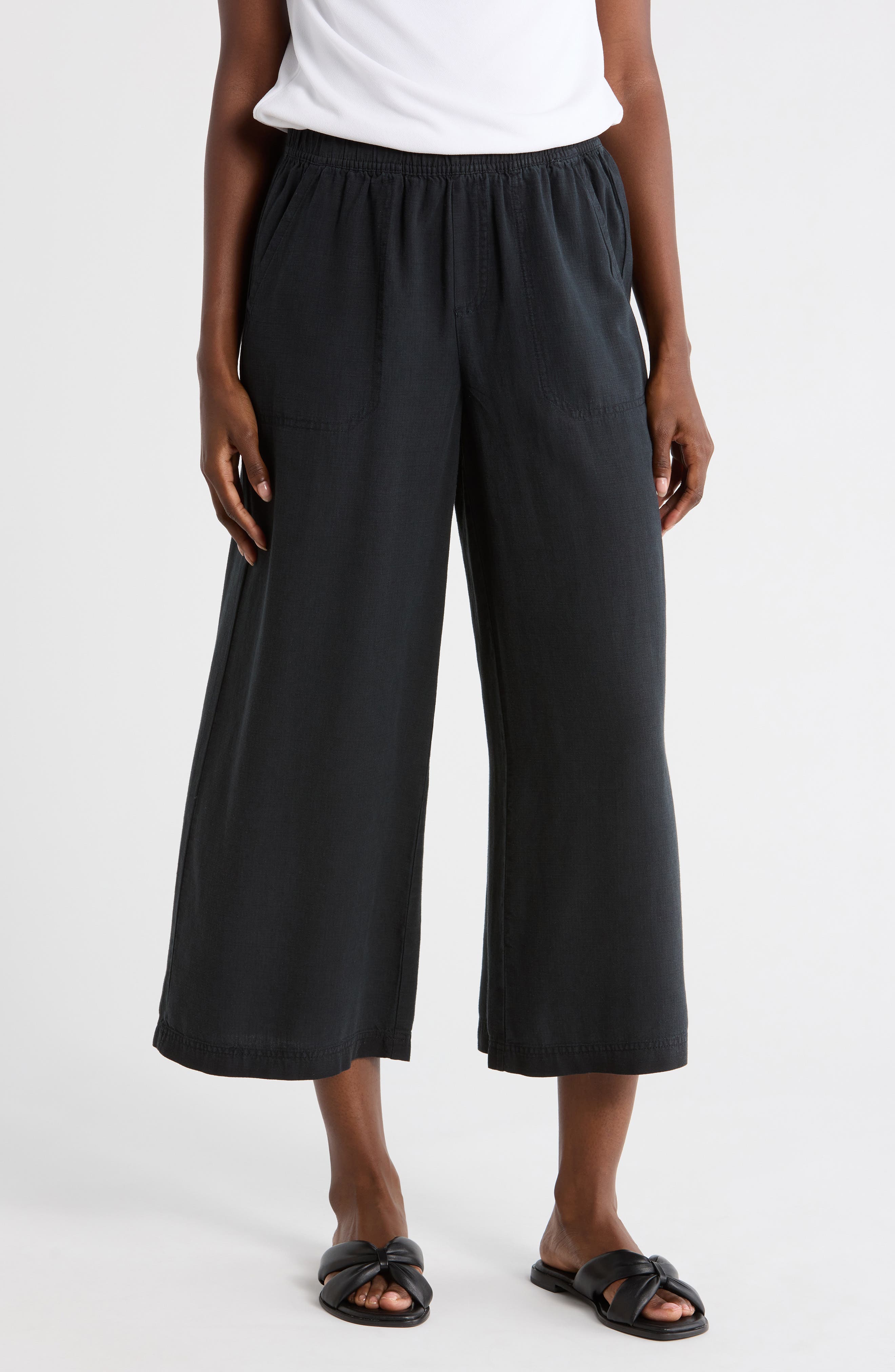 Splendid Angie Cropped Palazzo Pants