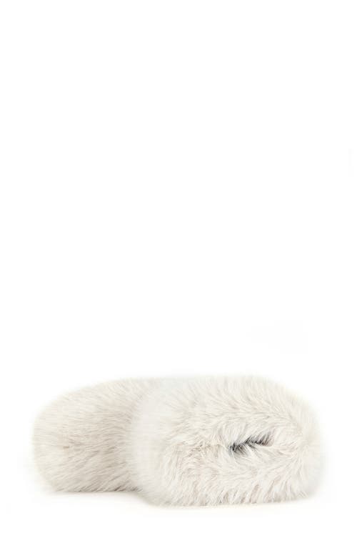 Azalea Wang Dipa Faux Fur Bootie In White