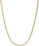 BY ADINA EDEN Dainty Pave Beaded Chain Necklace