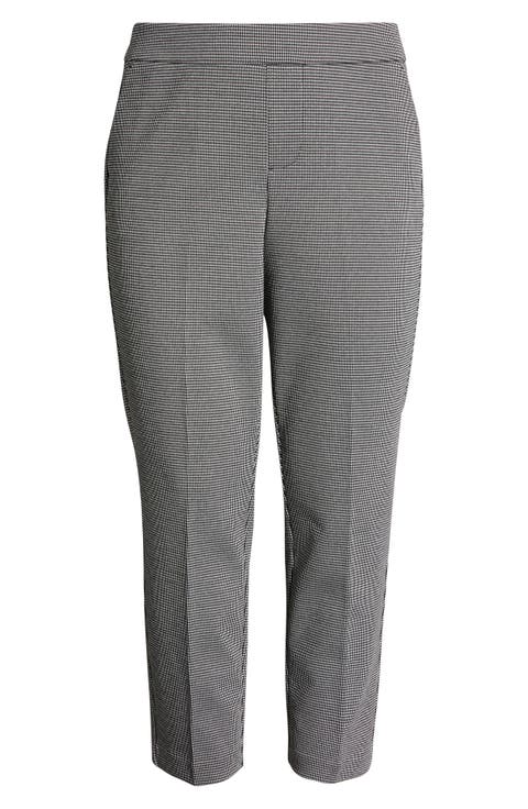 Kayla Check Pull-On Trousers