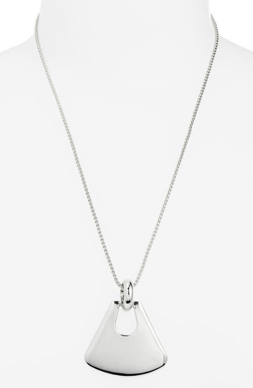 Open Edit Curved Charm Pendant Necklace