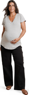 Nom Maternity Slouch Under-Bump Maternity Boyfriend Jeans