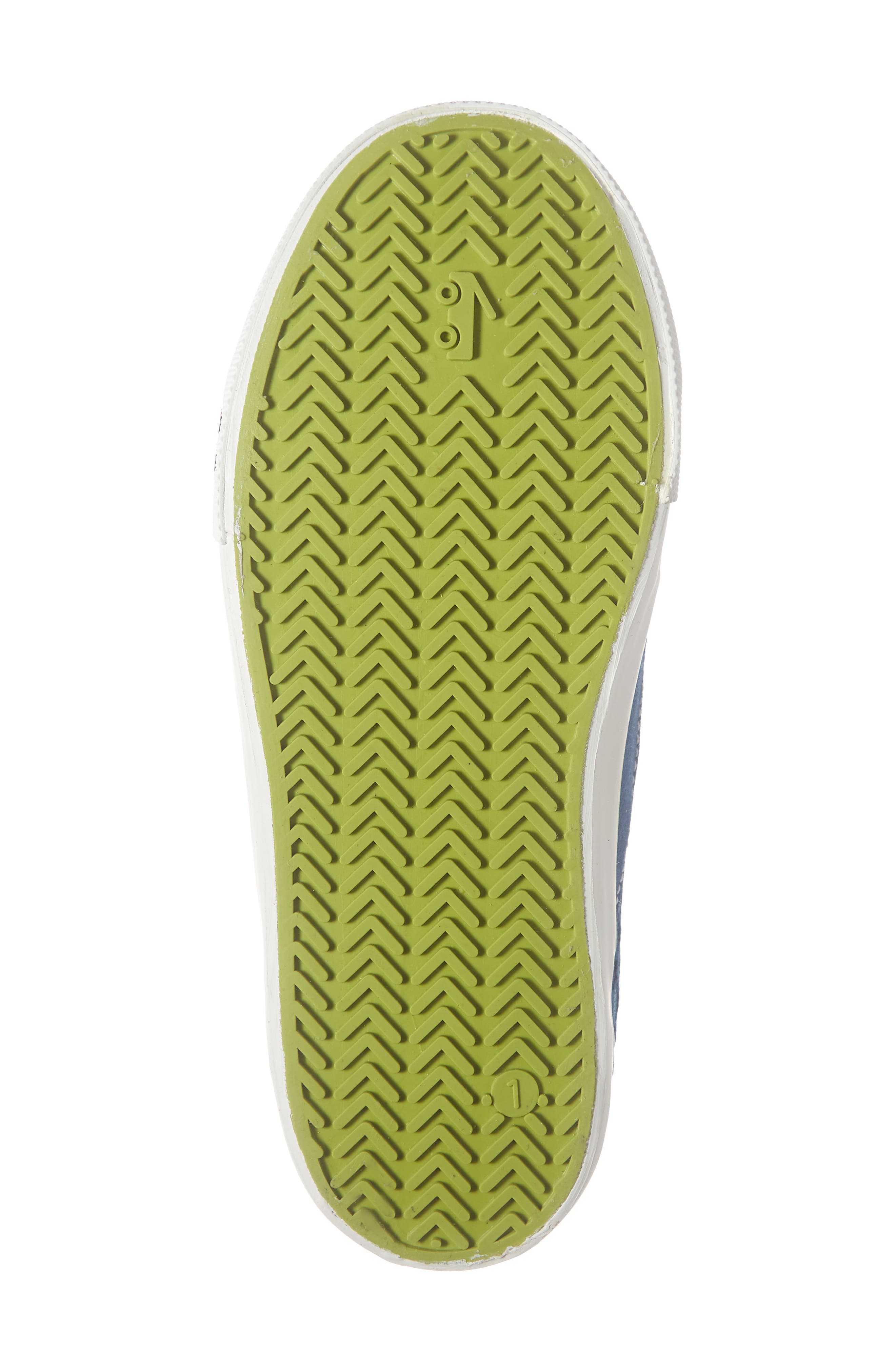 Saylor Sneaker, Alternate, color, BLUE/ LIME