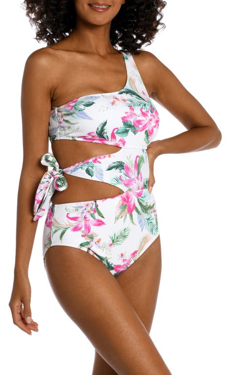 La Blanca Mystic One-shoulder One-piece Swimsuit In Multi