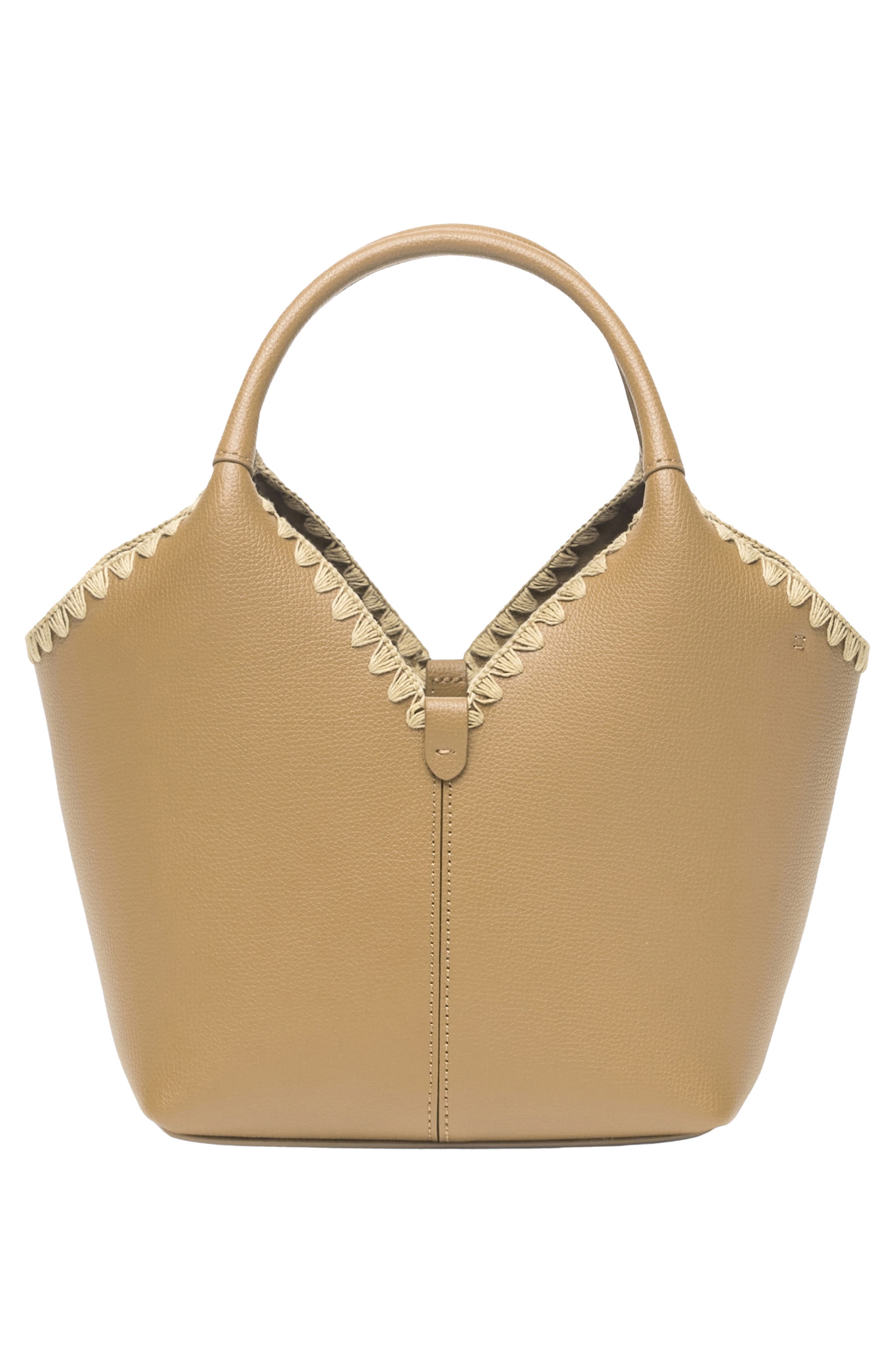 Vanessa Leather Satchel, Alternate, color, BROWN SUGAR