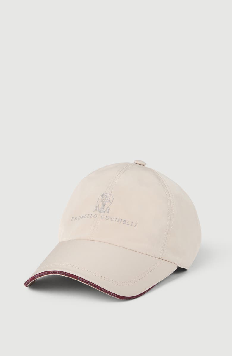 Brunello Cucinelli Baseball cap with logo, Alternate, color, Panama
