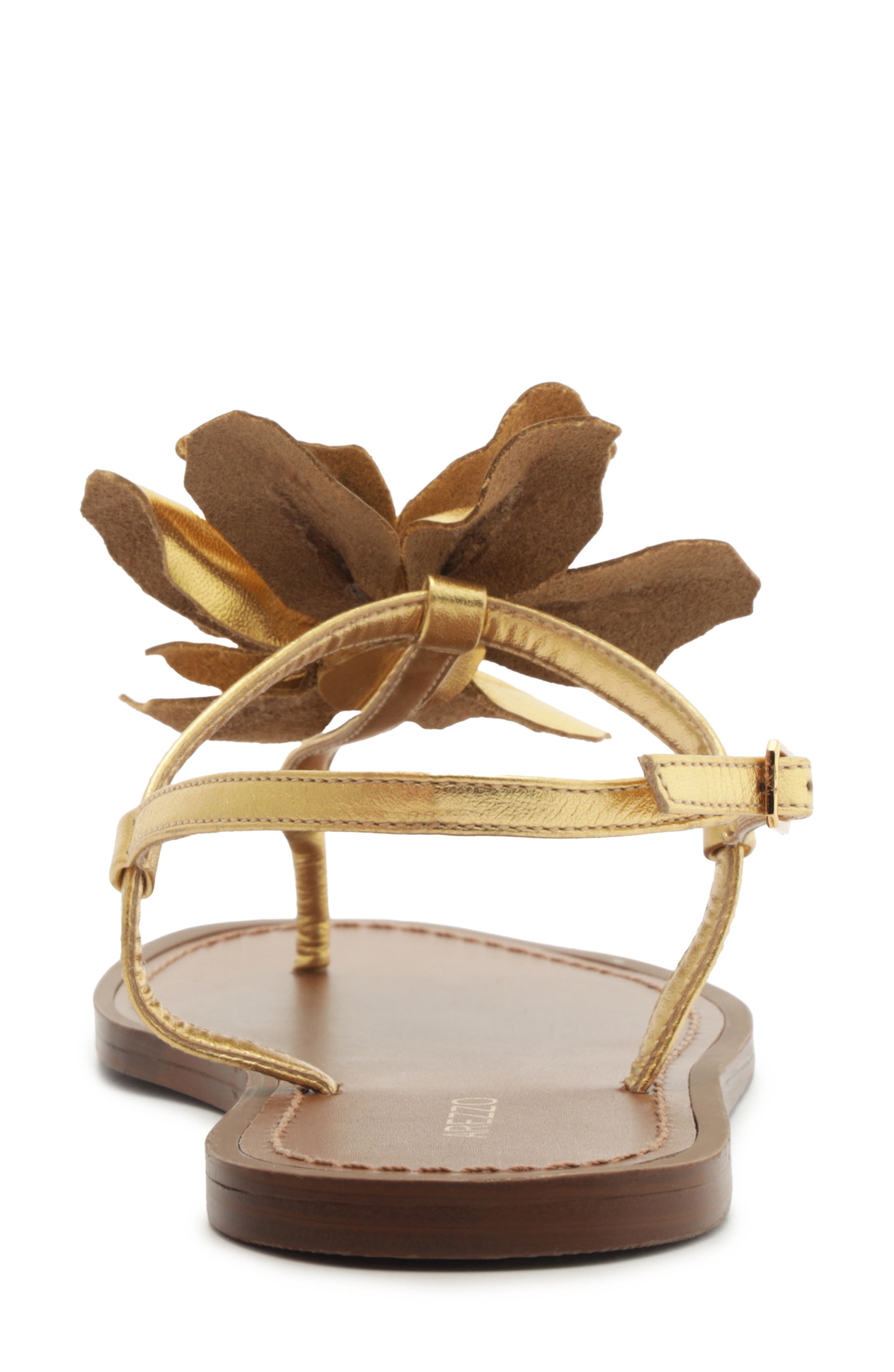 Arezzo Daisy Slingback Sandal, Alternate, color, Gold