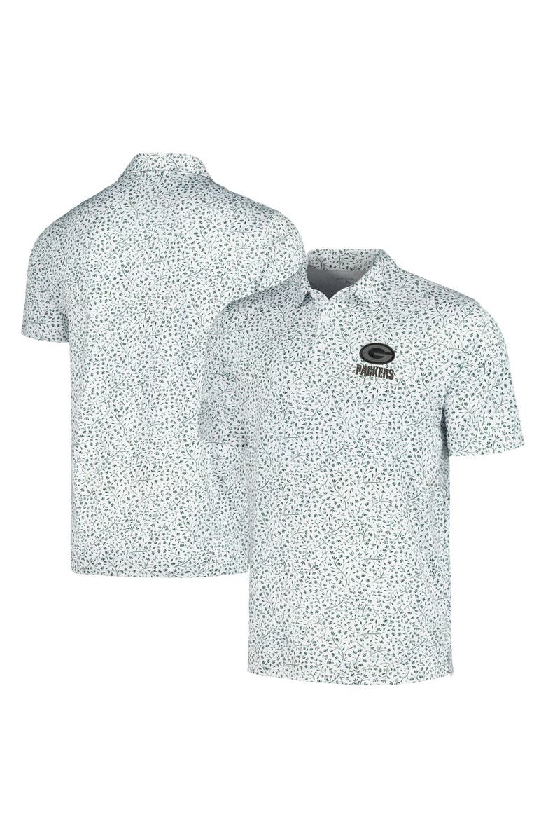 ANTIGUA Men's Antigua White/Green Green Bay Packers Motion Polo, Alternate, color, 