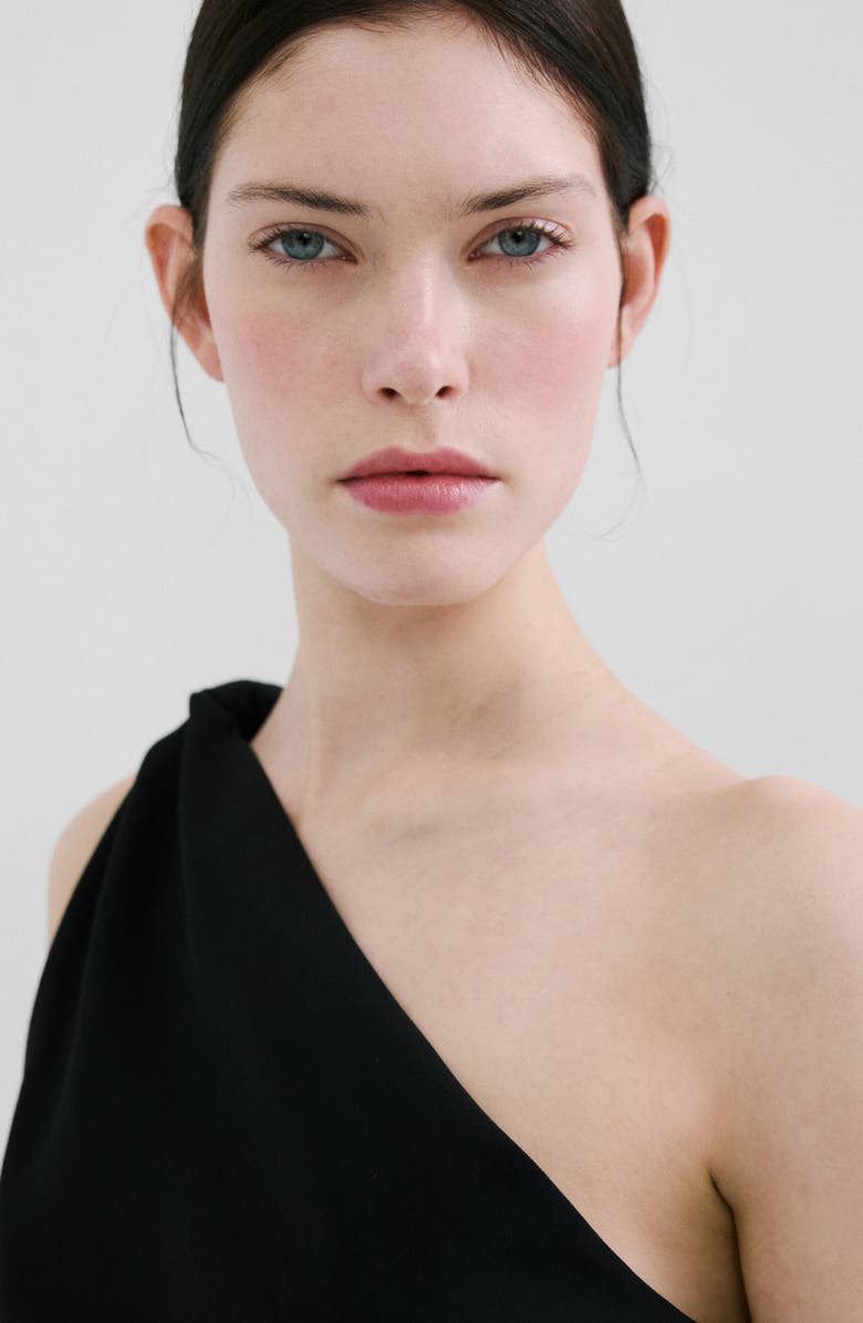 MANGO Knotted One-Shoulder Jumpsuit, Alternate, color, 