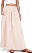 Marcella Raven Cotton Poplin Maxi Skirt