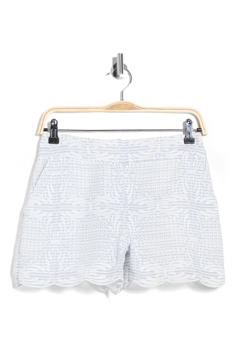 Allen Scallop Shorts, Alternate, color, BLUE/ WHITE
