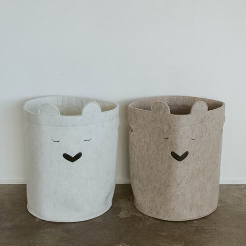 Parker Baby Co. Bear Felt Laundry Hamper