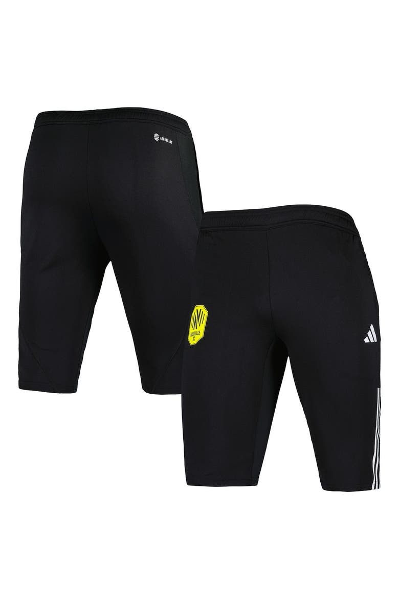 Men's adidas Black Nashville SC 2023 On-Field Training AEROREADY Half Pants, Main, color, Black