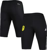 adidas Men's adidas Black Nashville SC 2023 On-Field Training AEROREADY Half Pants