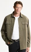 JACHS Poly Rayon Twill Overshirt