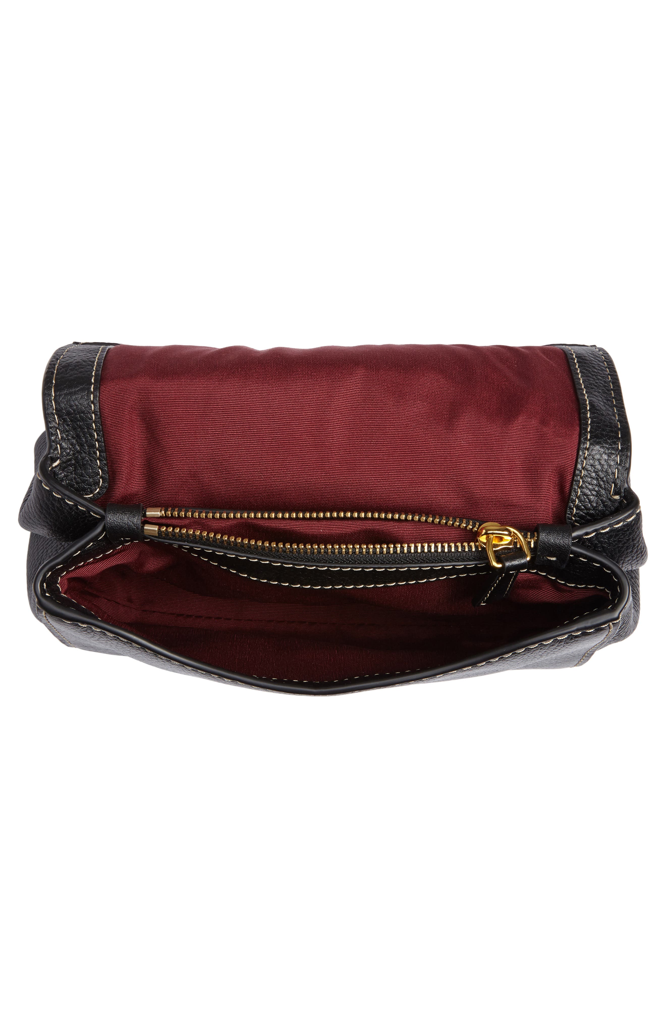 Marc Jacobs Mini The Boho Grind Leather Shoulder Bag, Alternate, color, 