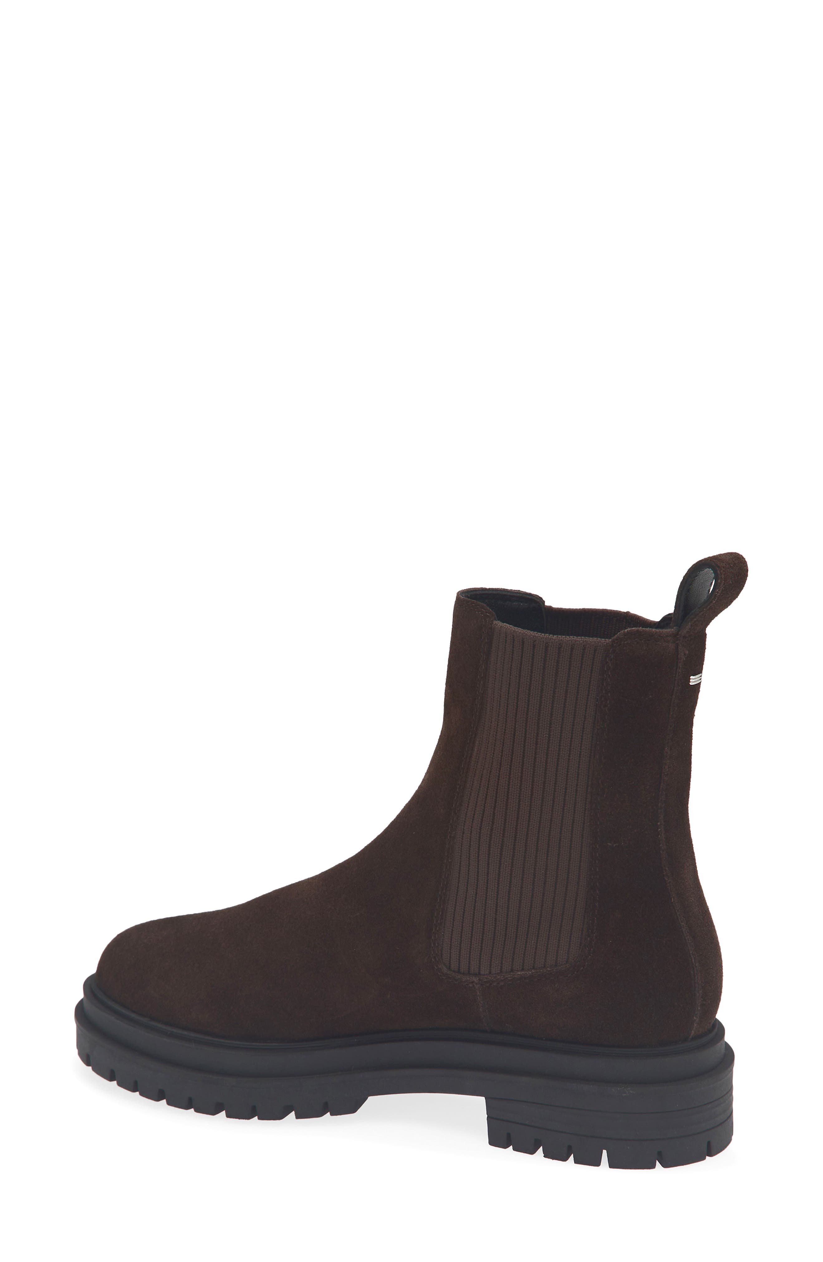 Bedford Leather Chelsea Boot, Alternate, color, DARK CHOCOLATE SUEDE